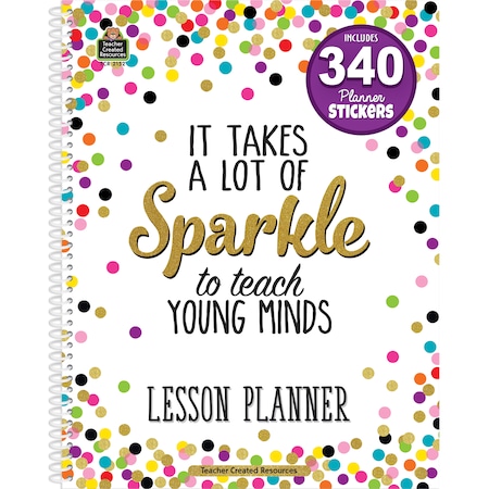 Teacher Created Resources Confetti Lesson Planner TCR2152